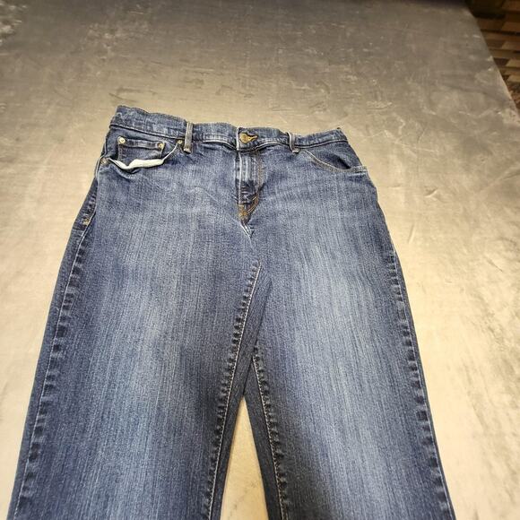 Levis 505 Jeans Womens 12 Blue Straight Leg Stretch Denim Classic 5-Pocket - Picture 2 of 11